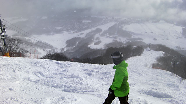 栂池高原スキー場_馬の背コース