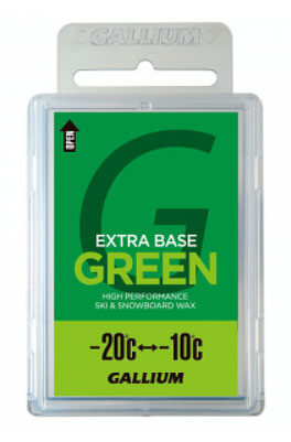 スキー・スノーボード用ホットワックス GALLIUM EXTRA BASE GREEN