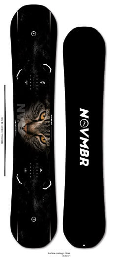 グラトリにおすすめの板 NOVEMBER SNOW MATERIAL DESIRE 25-26モデルの画像