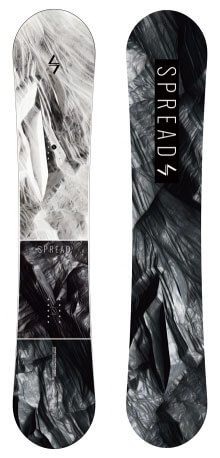 乗り系(バター系)グラトリにおすすめの板 SPREAD SNOWBOARDS LTB 25-26モデルの画像