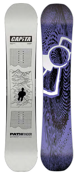 ターンやカービング、グラトリからパークまで楽しめる、スノーボード初心者におすすめの板 CAPiTA PATHFINDER 25-26モデルの画像