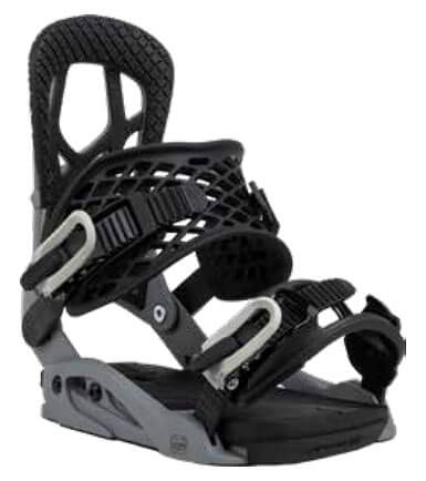 カービングやパウダーラン、バックカントリーや地形、パークなどのフリーライドにおすすめの人気オールマウンテンバインディング DRAKE「FIFTY LTD」25-26モデルの画像