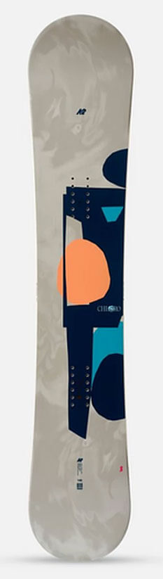 ターンやカービング、グラトリやジブまでやりやすい、スノーボード初心者におすすめの板 K2 CHLORO（クロロ） 25-26モデルの画像