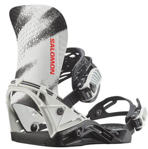 カービングやパウダーランなどのフリーライドから、パークやグラトリなどのフリースタイルにおすすめの人気オールマウンテンバインディング SALOMON「HOLOGRAM」25-26モデルの画像