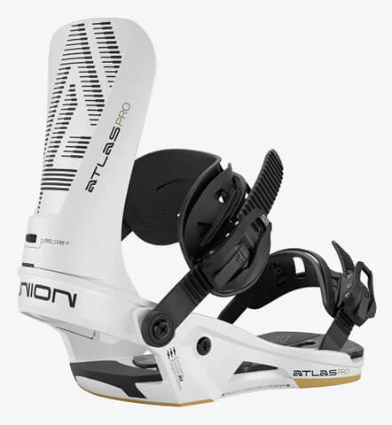 カービングやパウダーラン、バックカントリーや地形、パークなどのフリーライドにおすすめの人気オールマウンテンバインディング UNION「ATLAS PRO」25-26モデルの画像