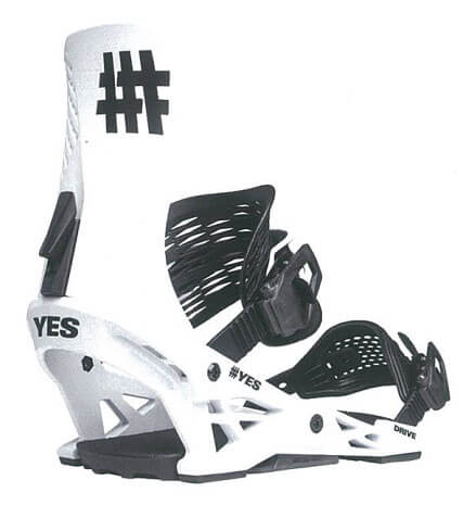 カービングやパウダーラン、バックカントリーや地形、パークなどのフリーライドにおすすめの人気オールマウンテンバインディング YES.Snowboards「DRIVE」25-26モデルの画像