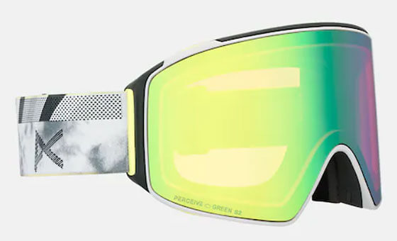 視界の広さ、雪面の凹凸が見やすいPERCEIVEレンズ、Magna-Techクイックレンズ交換テクノロジー、トーリックレンズと平面レンズ両方を装着できる画期的なフレーム構造、フェイスマスクをシームレスに密着できる機能性に優れたおすすめロープロファイルスノーボードゴーグル Anon M4 25-26モデルの画像