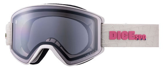 視界の広さ、見やすさ、フィット感、すべての機能面でハイパフォーマンスでコスパの良い平面レンズのスノーボードゴーグル DICE SHOWDOWN 25-26モデルの画像