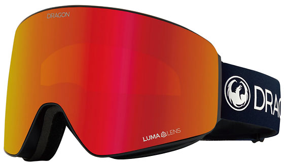 DRAGONで最も視界の広いパノテックレンズを採用した、初心者から上級者までおすすめのスノーボードゴーグル DRAGON PXV 25-26モデルの画像