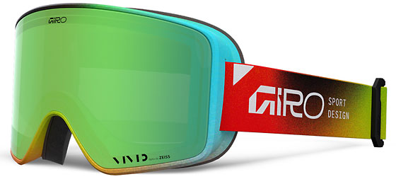 平面レンズとEXVテクノロジーによる視界の広さ、高性能レンズの見やすさ、着け心地の良いアジアンフィット、クイックチェンジレンズシステム（ピンのみ）など、機能性抜群なスノーボードゴーグル GIRO METHOD 25-26モデルの画像