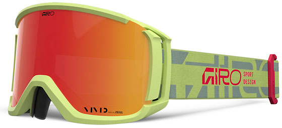 平面レンズとEXVテクノロジーによる視界の広さ、高性能レンズの見やすさ、着け心地の良いアジアンフィットなど、機能性抜群なスノーボードゴーグル GIRO REVOLT 25-26モデルの画像