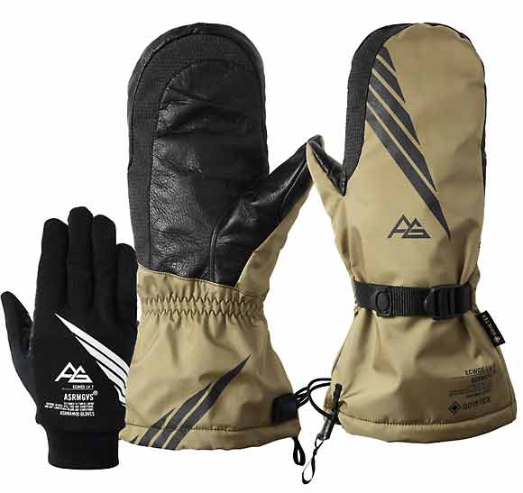 ASHRAMのオーバーミット仕様スノーボード用グローブ「ECWGS OVER MITT」の製品画像