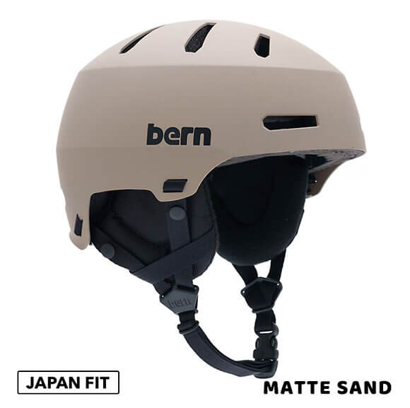 軽量で通気性が良く、スケートボードやBMXでも人気のオールシーズン仕様のbern「TEAM MACON 2.0」2025-2026モデルのスノーボードヘルメットの画像