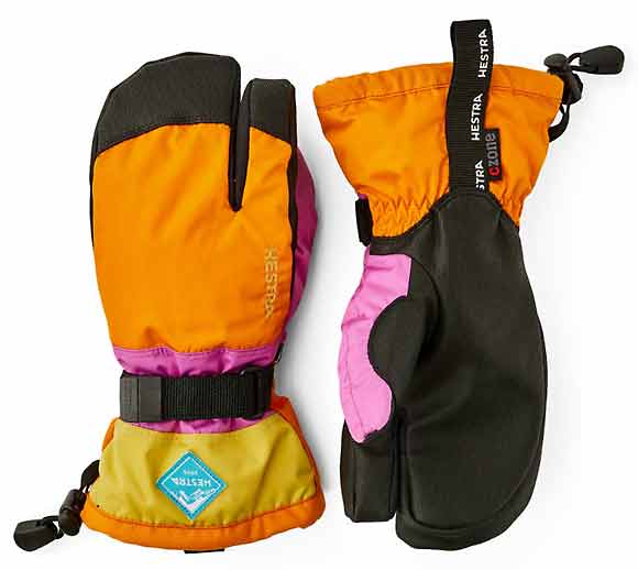 HESTRAのジュニア向け3フィンガースノーボードグローブ「Gauntlet CZone Jr 3-Finger」の製品画像