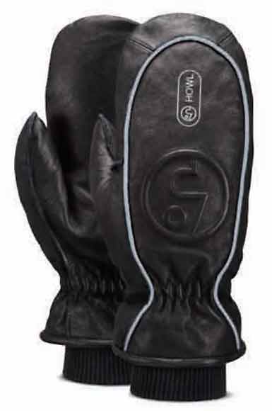 HOWLのピッグスキンレザー採用スノーボード用ミトングローブ「HIGHLAND MITT」の製品画像