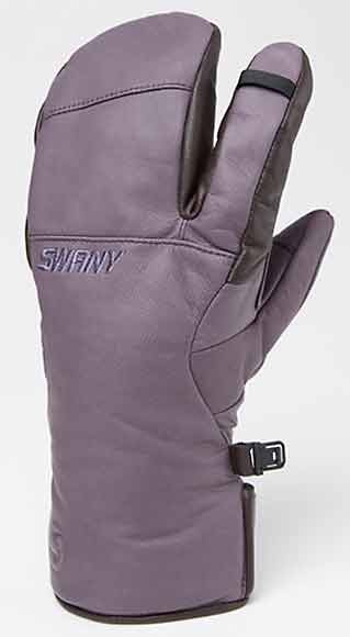 SWANYのインナー付き3フィンガースノーボードグローブ「VALCAN 2in1」の製品画像