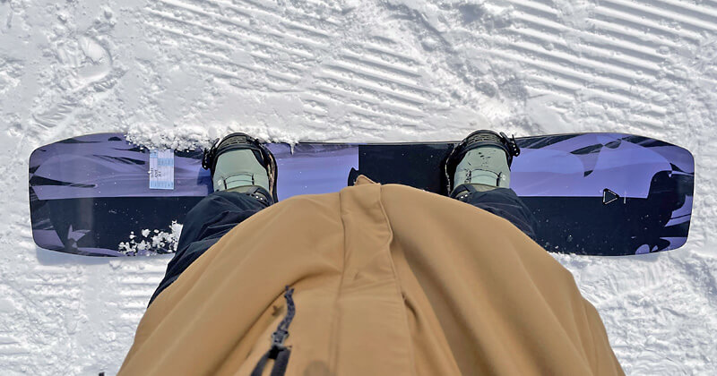 YONEX ACHSE 26-27モデルにUNION ULTRAを装着したスタンス幅・アングル設定